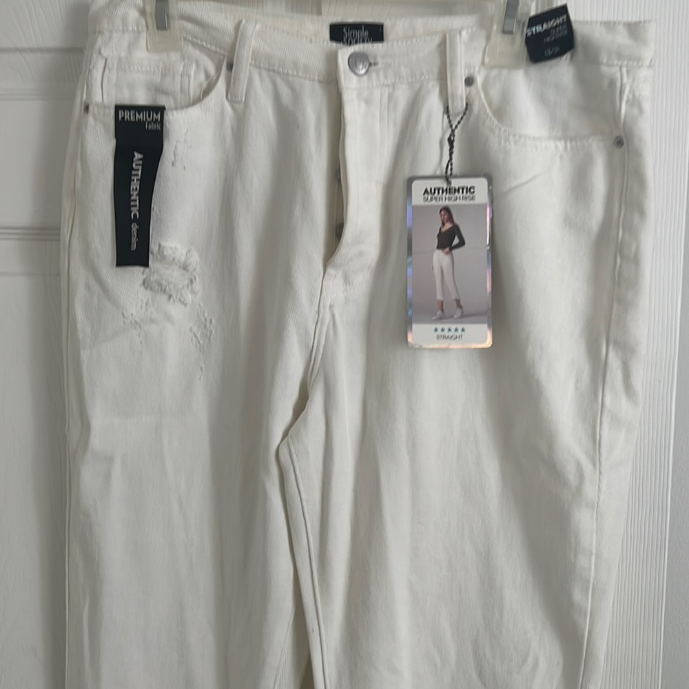 White jeans